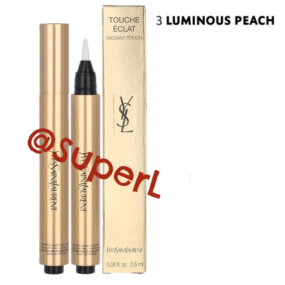 NEW YSL Yves Saint Laurent Touche Éclat Concealer Pen 3 Luminous Peach